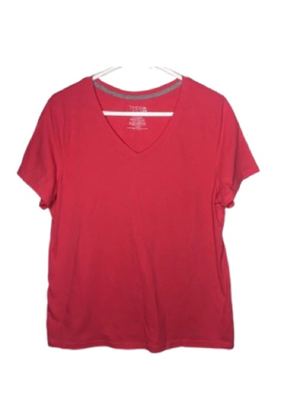 🦚3/$15🦚Time and Tru Women's Red Short Sleeve Tee XXL